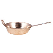Large copper frying pan diam. 30 cm