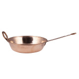 Set of copper pans from Mexico