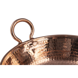 Set of copper pans from Mexico