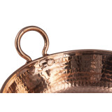 Set of copper pans from Mexico