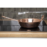 Set of copper pans from Mexico