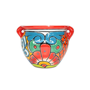 Olla flowerpot - ceramic Mexican pot