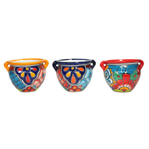 Olla flowerpot - ceramic Mexican pot