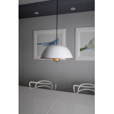 Minimalista - hand-made lamp shade - pure copper