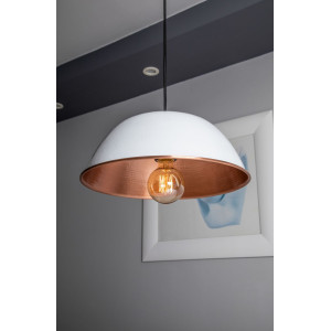 Minimalista - hand-made lamp shade - pure copper