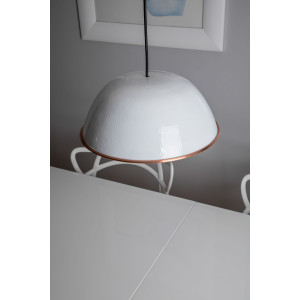 Minimalista - hand-made lamp shade - pure copper