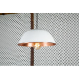 Minimalista - hand-made lamp shade - pure copper