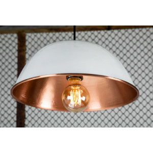 Minimalista - hand-made lamp shade - pure copper