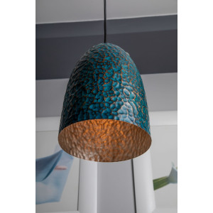 Ramon Verde - oblong copper lamp from Mexico