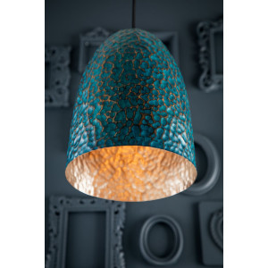 Ramon Verde - oblong copper lamp from Mexico