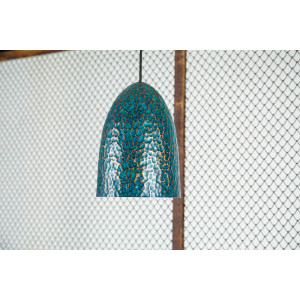Ramon Verde - oblong copper lamp from Mexico