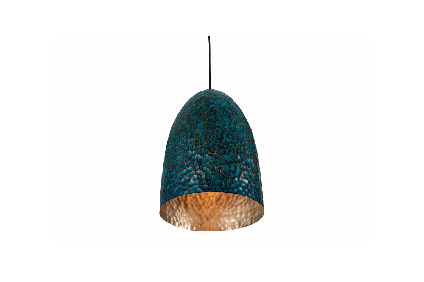 Ramon Verde - oblong copper lamp from Mexico