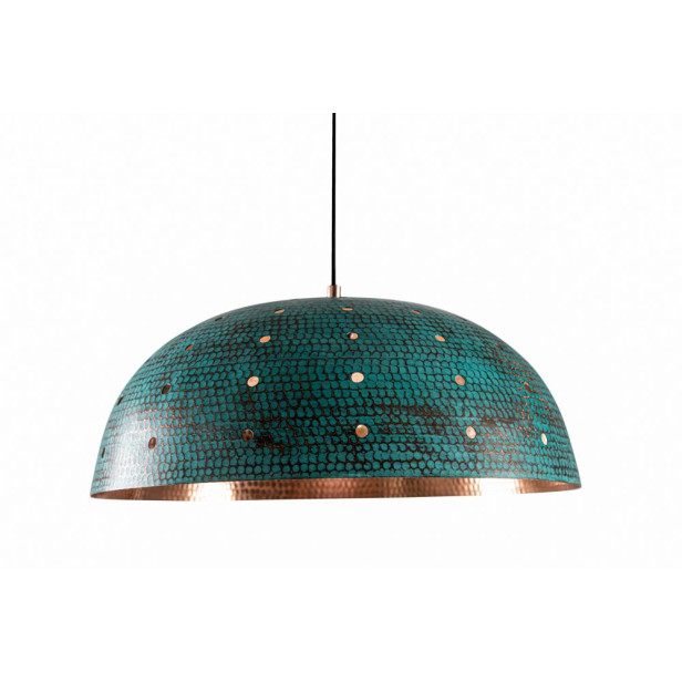 Sandia Agujero Verde - copper lamp covered with patina
