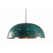 Sandia Agujero Verde - copper lamp covered with patina