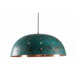 Sandia Agujero Verde - copper lamp covered with patina