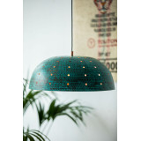 Sandia Agujero Verde - copper lamp covered with patina