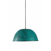 Serbal Verde - patinated copper lamp