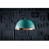 Serbal Verde - patinated copper lamp