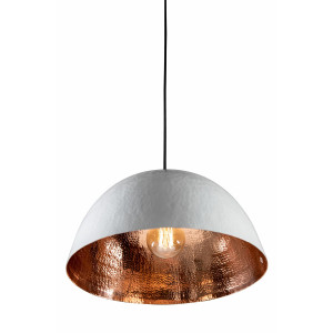 Espino Blanco - copper lamp with a white patina