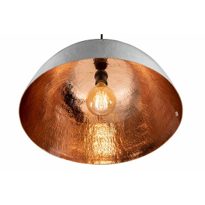 Espino Blanco - copper lamp with a white patina