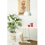 Espino Blanco - copper lamp with a white patina