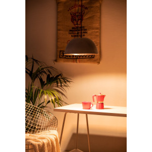 Espino Blanco - copper lamp with a white patina
