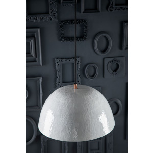 Espino Blanco - copper lamp with a white patina