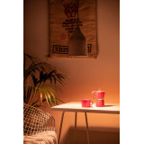 Trompeta blanca - copper lamp with white patina