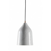 Trompeta blanca - copper lamp with white patina