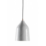 Trompeta blanca - copper lamp with white patina