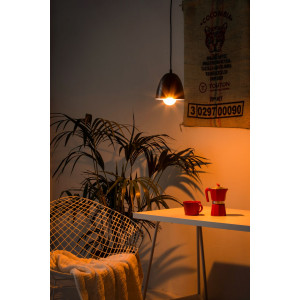 Cereza Brown - hand-forged copper lamp