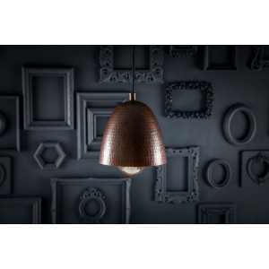 Cereza Brown - hand-forged copper lamp