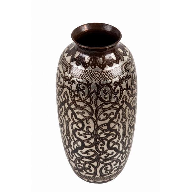 Tibor - Copper vase with decoration