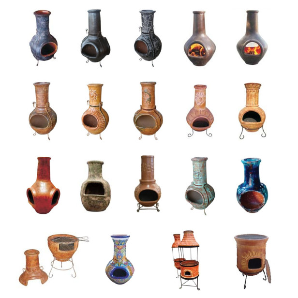 Mexican Chimenea fireplaces