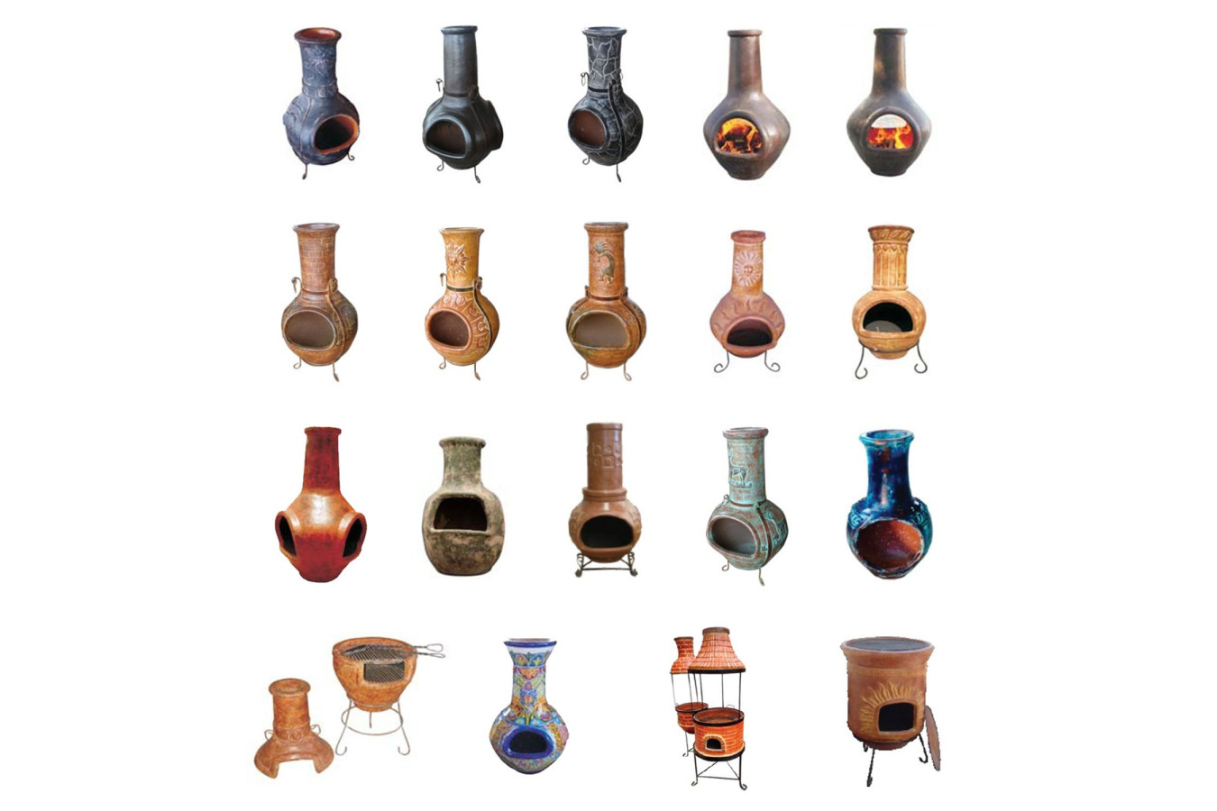 Mexican Chimenea fireplaces