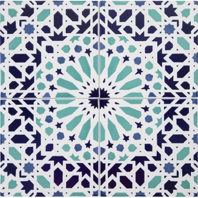 Fez - Moroccan ceramic tiles 20x20 cm