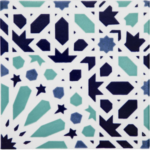 Fez - Moroccan ceramic tiles 20x20 cm