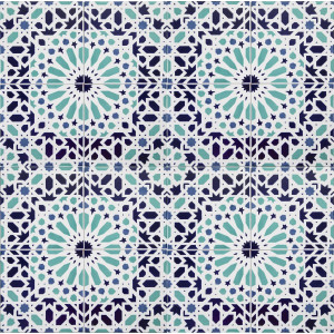 Fez - Moroccan ceramic tiles 20x20 cm