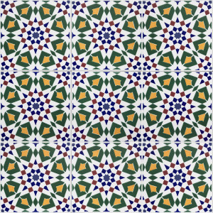 Tanger - Moroccan ceramic tiles 20x20 cm