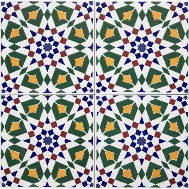 Tanger - Moroccan ceramic tiles 20x20 cm