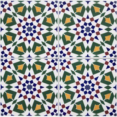 Tanger - Moroccan ceramic tiles 20x20 cm