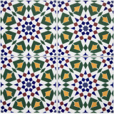 Tanger - Moroccan ceramic tiles 20x20 cm
