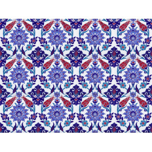 Makbule - ceramic iznik tiles 20x20cm