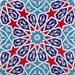 Asli - ceramic iznik tiles 20x20 cm