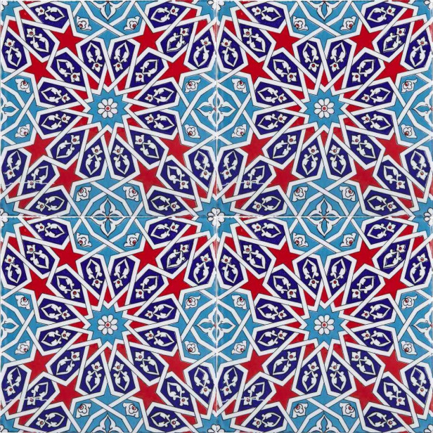 Asli - ceramic iznik tiles 20x20 cm
