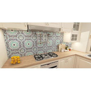 Fez - Moroccan ceramic tiles 20x20 cm
