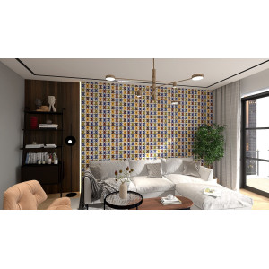 Hucul - mexican Talavera ceramic tiles - 30 pieces