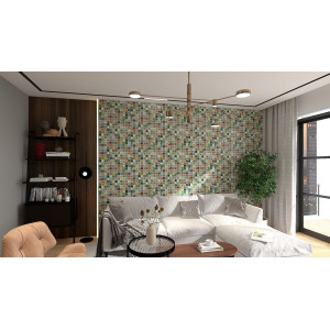 Verdicino - small Mexican tiles 5x5 - 120 pieces