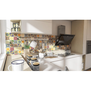 Maraj - decorative patchwork from Tunisia 10 x 10 cm