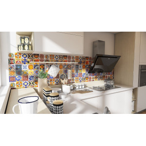 Conrado -  ceramic mexican tiles - 30 pieces